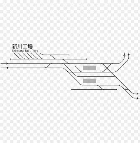 rail tracks map meitetsu sukaguchi station - diagram Transparent PNG Isolated Graphic Detail
