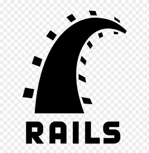 rails logo Clear PNG photos