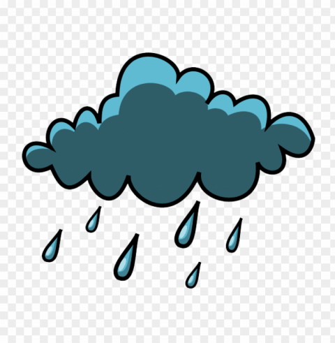 rain cloud clipart ClearCut Background PNG Isolation