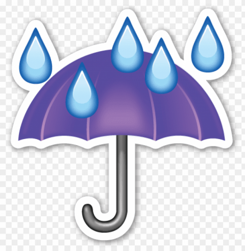 rain drops cliparts - emoticones de whatsapp lluvia Isolated Item on Clear Transparent PNG PNG transparent with Clear Background ID fc26ae2a