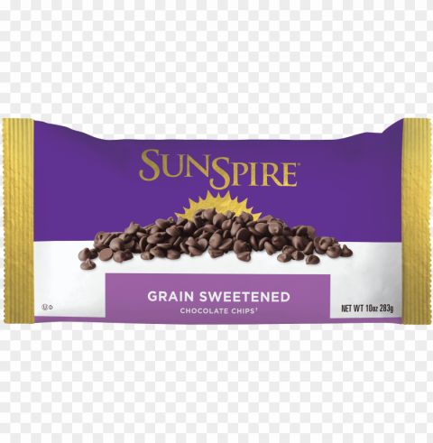 rain sweetened chocolate chips - sunspire Isolated Character on Transparent Background PNG PNG transparent with Clear Background ID 740fa81e