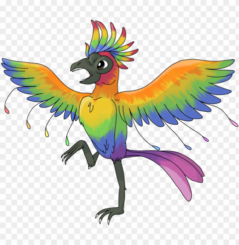rainbow bird pokemon Isolated Graphic Element in Transparent PNG PNG transparent with Clear Background ID 93865dc7