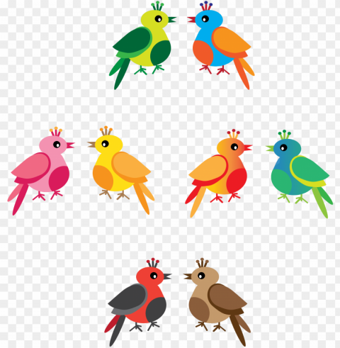 rainbow birds Transparent PNG image free PNG transparent with Clear Background ID 402902d2