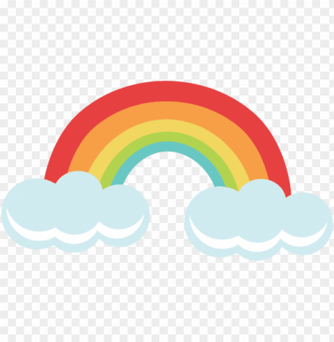 rainbow cloud Transparent Background PNG Isolated Icon PNG transparent with Clear Background ID 9fc29c4c