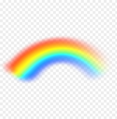 Rainbow Cloud Transparent Background PNG Isolation