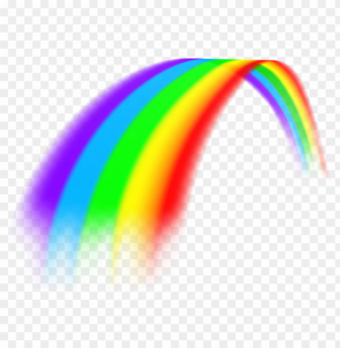 rainbow cloud Transparent Cutout PNG Graphic Isolation