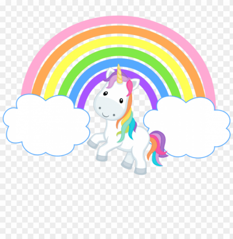 Rainbow Cloud PNG File With Alpha