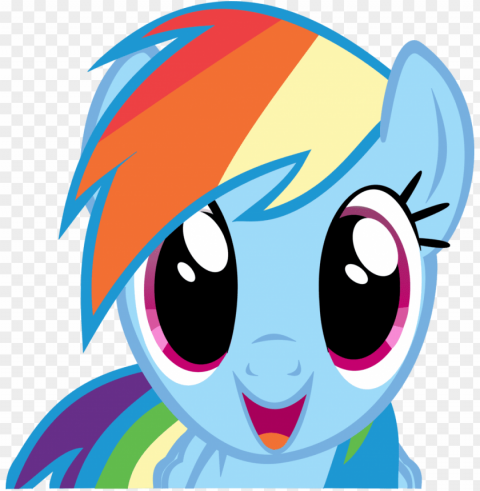 rainbow dash by nero narmeril-d5usz5a - my little pony rainbow dash face PNG images with transparent elements