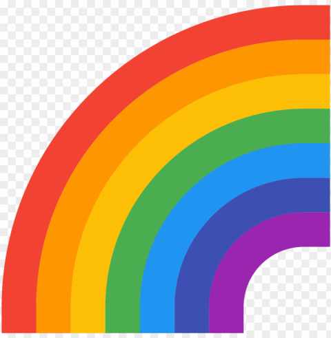 rainbow icono - rainbow ico Isolated Element on HighQuality Transparent PNG