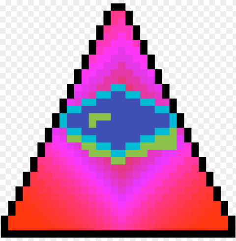 rainbow illuminati - 8 bit character mégama High-definition transparent PNG