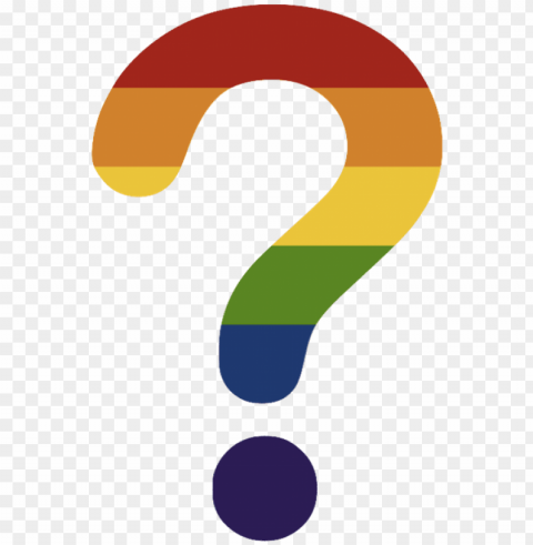 rainbow questionmark - rainbow question mark PNG transparent photos for presentations