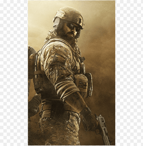 rainbow six siege blackbeard Isolated Subject with Transparent PNG