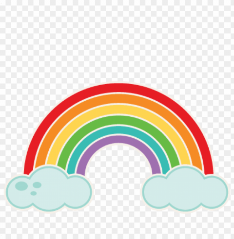 rainbow svg scrapbook cut file cute clipart files for - cute rainbow clipart Isolated Subject in Transparent PNG Format