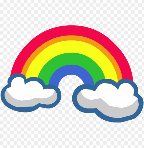 Rainbows And Clouds PNG Transparent Designs For Projects