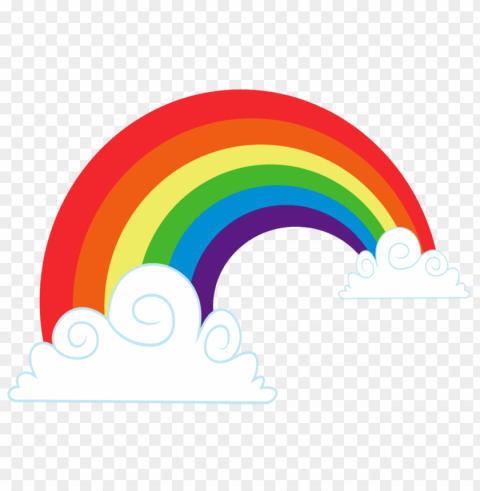 rainbows and clouds PNG transparent graphics comprehensive assortment