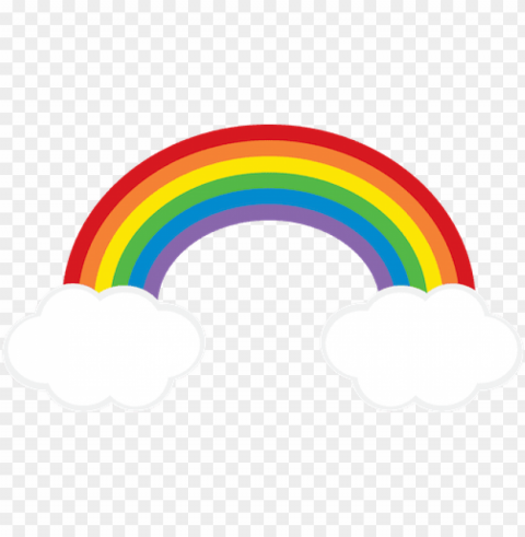 rainbows and clouds PNG transparent graphics for download