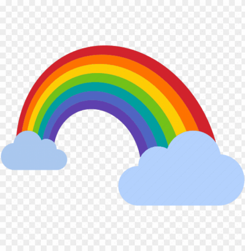rainbows and clouds PNG transparent images for social media