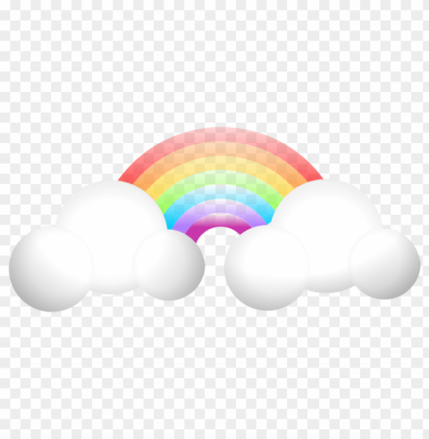 rainbows and clouds PNG transparent images for websites
