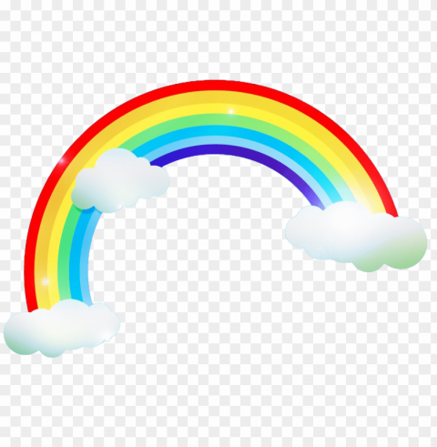 rainbows and clouds Isolated Item with HighResolution Transparent PNG