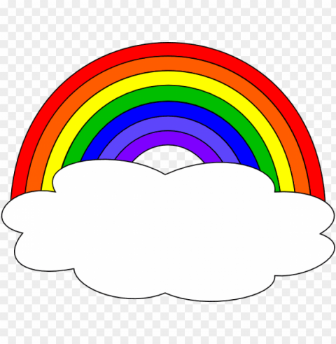 rainbows and clouds Isolated Object in Transparent PNG Format PNG transparent with Clear Background ID 8d5343f2