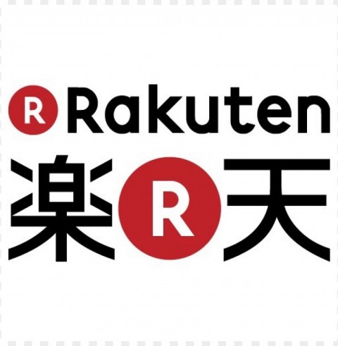 rakuten logo vector Isolated Graphic on HighResolution Transparent PNG