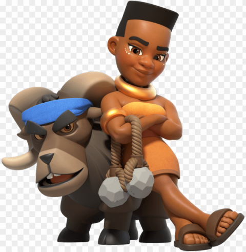 ram rider challenge - clash royale domatore di arieti Transparent Background PNG Isolation