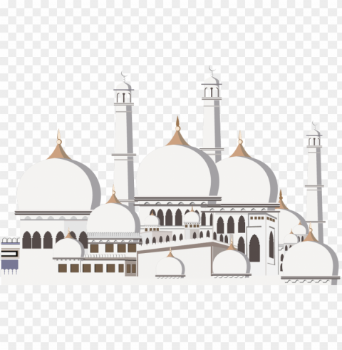 ramadan islamic masjid cartoon illustration vector Clear background PNG images diverse assortment