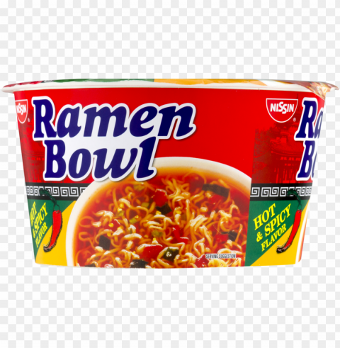 ramen bowl nissi PNG Image with Transparent Isolation PNG transparent with Clear Background ID f9501b96