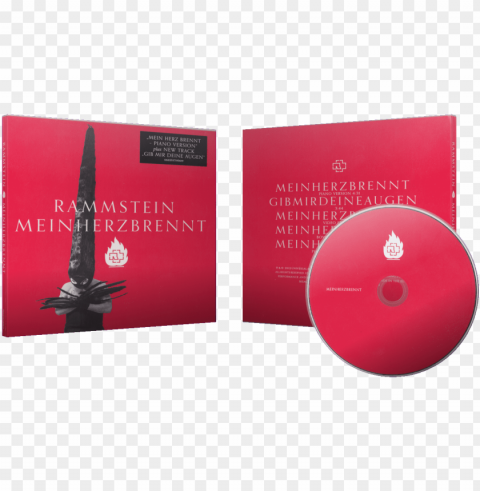 rammstein album - mein herz brennt single Isolated Subject in Transparent PNG Format