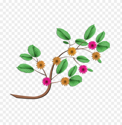 ramos de flores desenho PNG photo