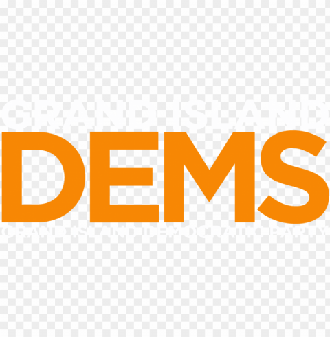 rand island democratic party - graphic desi PNG with transparent overlay