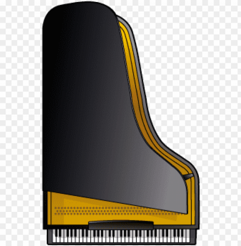 rand piano clip art - grand piano top view PNG files with alpha channel