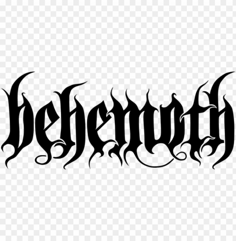 random logos from the section logos of musical bands - behemoth logo PNG images with no background assortment