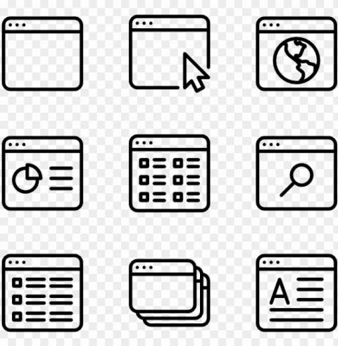 raphic download icon packs svg psd windows - computer window vector PNG graphics with alpha transparency broad collection