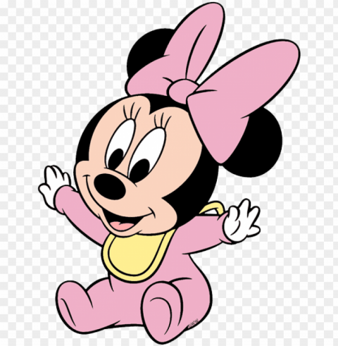 raphic free library baby minnie mouse clipart - dibujos de la minnie bebe Transparent PNG Isolation of Item