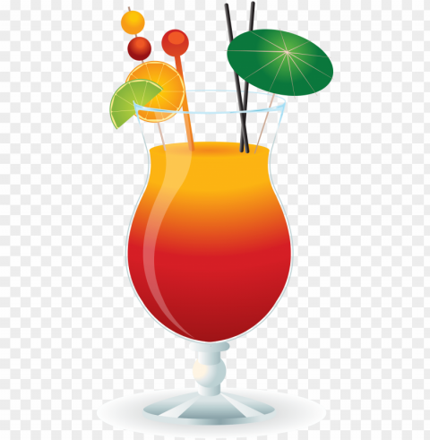 raphic freeuse cocktail drawing fancy drink - draw a cocktail glass Transparent PNG Isolated Item with Detail