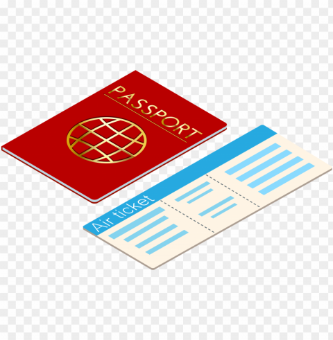 raphic library and ticket transparent clip art gallery - transparent background passport clipart PNG design