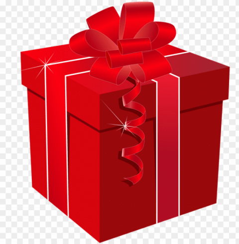 raphic royalty free present clipart - red gift box Isolated Object in HighQuality Transparent PNG
