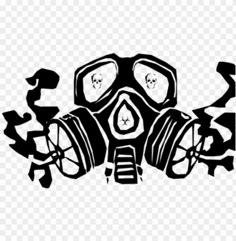 raphic royalty free stock cool spray paint drawings - graffiti gas mask drawi PNG with clear overlay