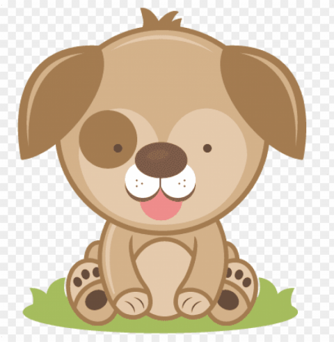 raphic transparent cute dog clipart - free clip art puppy Isolated Graphic on Clear Background PNG