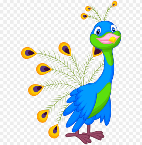 raphic transparent download face frames illustrations - cute peacock clipart Clean Background Isolated PNG Graphic