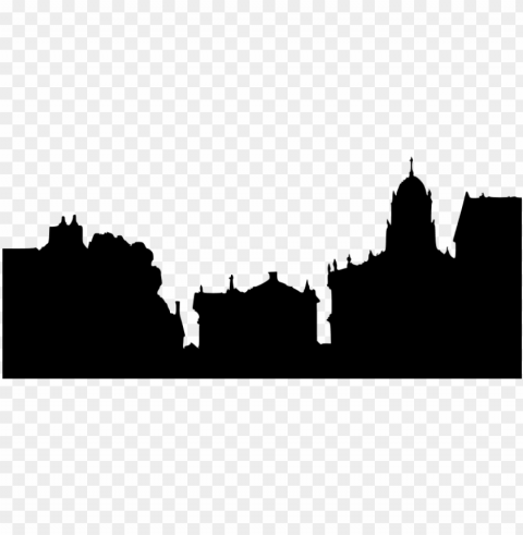 raphics for small town silhouette graphics - oxford clipart Isolated Illustration in Transparent PNG