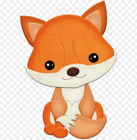 raposa do pequeno principe - little prince fox clipart PNG with isolated background
