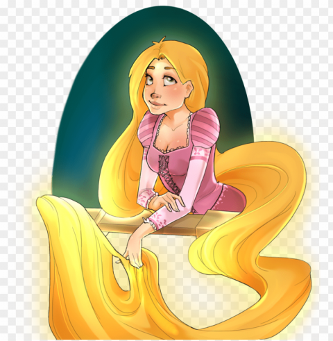 rapunzel rapunzel by kimberbee - rapunzel tumblr fanart Free PNG images with transparency collection