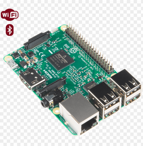 raspberry pi - wi fi Isolated Character in Transparent PNG Format