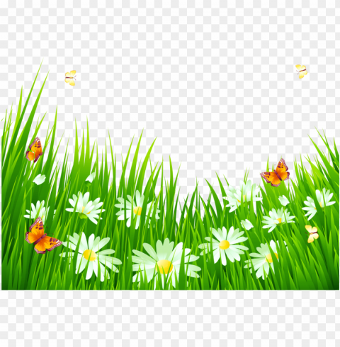 rass transparent clip art image - clipart grass and flowers PNG for blog use