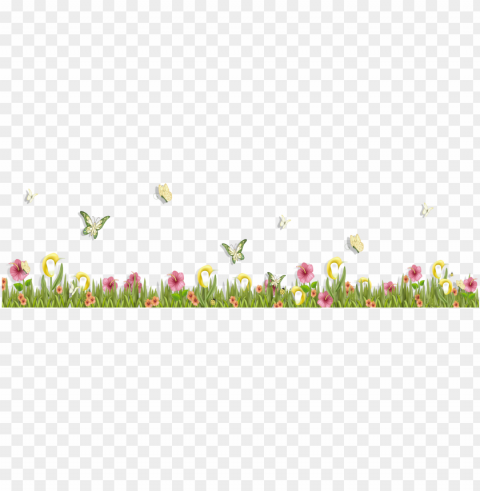 rass with butterflies and flowers clipart - butterfly and flower clipart PNG images for graphic design PNG transparent with Clear Background ID b25cc5a2