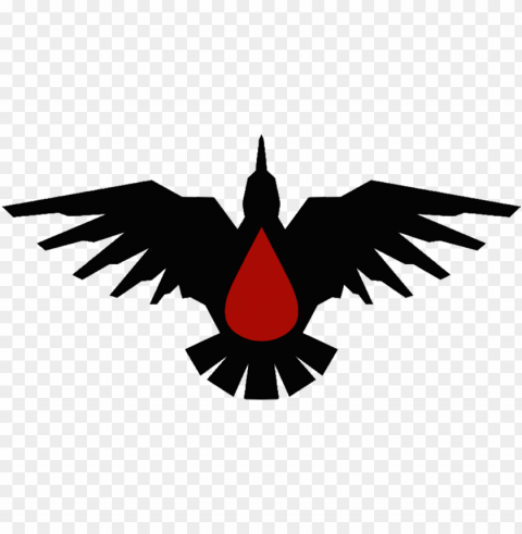 ravens logo for kids - warhammer 40k blood ravens logo PNG photo
