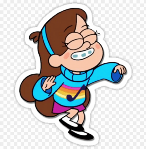 Ravity Falls Mabel Pines Dancing - Stickers Tumblr Gravity Falls PNG Images With Clear Alpha Channel Broad Assortment