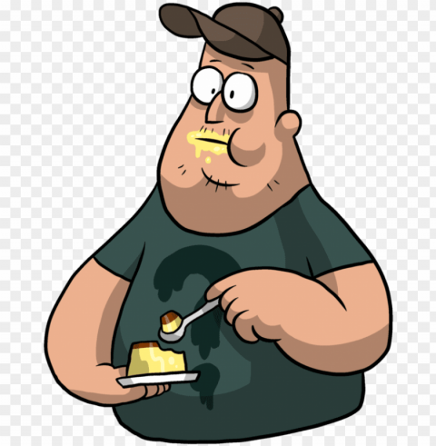 ravity falls soos eating by nickjellyninja on - drawi Isolated Item with Transparent Background PNG